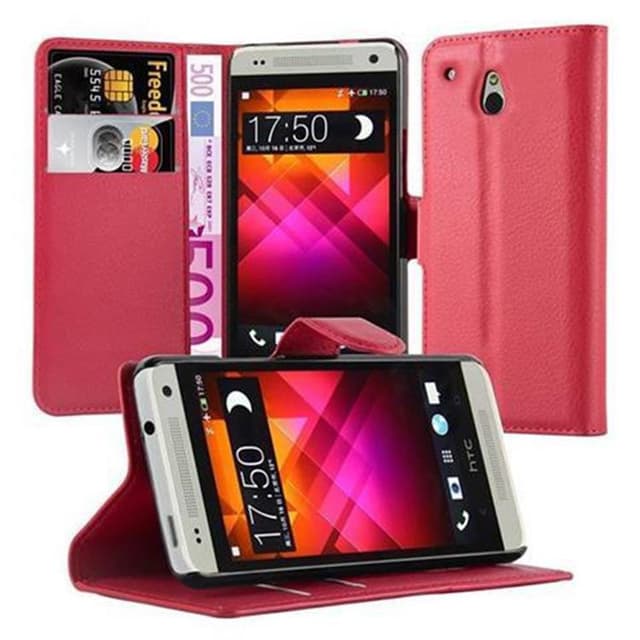 HTC ONE M4 MINI Pungetui Cover Case (Rød)