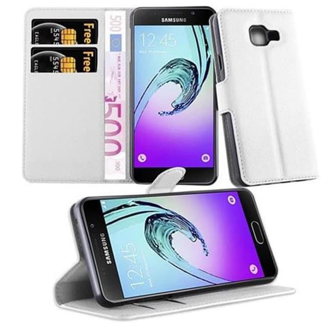 Samsung Galaxy A3 2016 Plånboksfodral Skal (Vit)