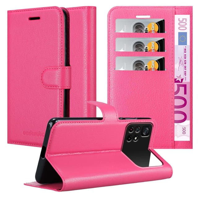 Xiaomi POCO M4 PRO 5G Plånboksfodral Skal (Rosa)