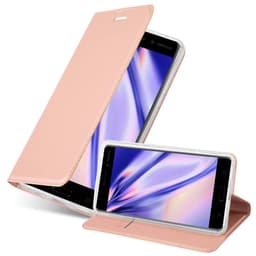 Nokia 6 2017 lommebokdeksel deksel etui (rosa)