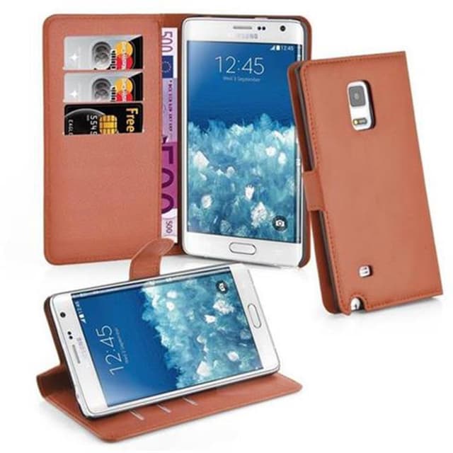 Samsung Galaxy NOTE EDGE Pungetui Cover Case (Brun)