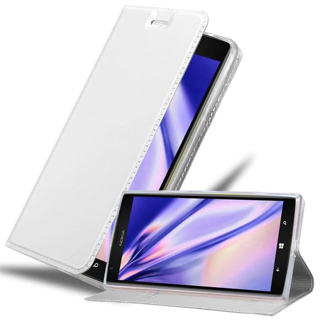 Nokia Lumia 1520 lommebokdeksel etui (sølv)