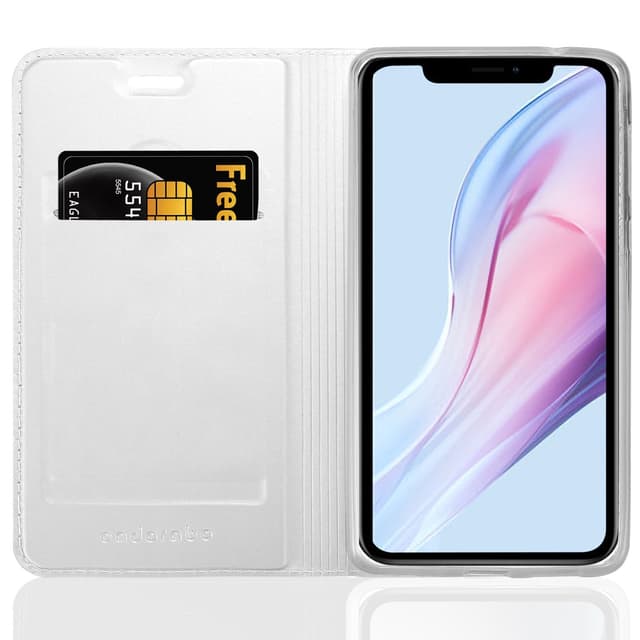 iPhone 13 PRO Suojakuori Lompakkokotelo (Hopea)