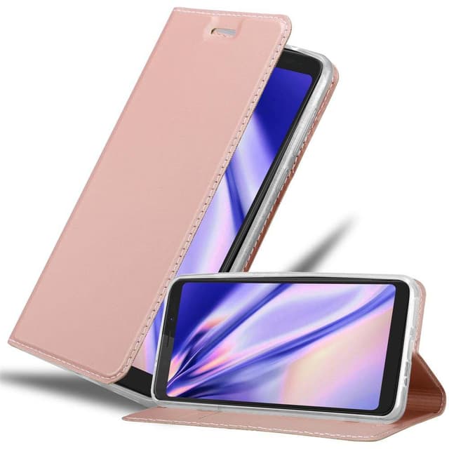 WIKO VIEW XL Cover Etui Case (Lyserød)
