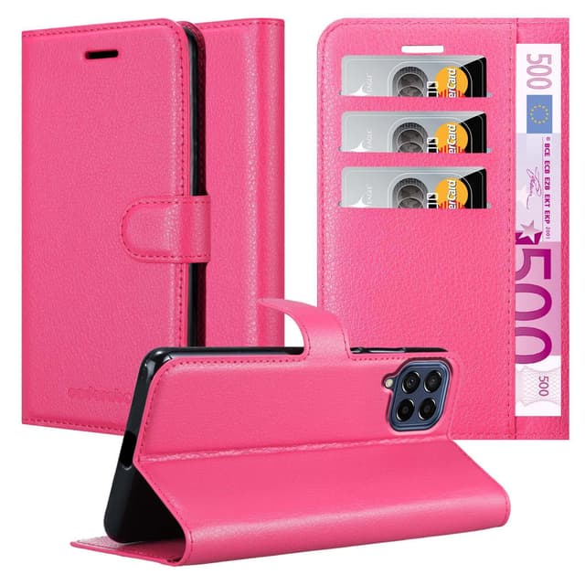 Samsung Galaxy M53 5G Plånboksfodral Skal (Rosa)