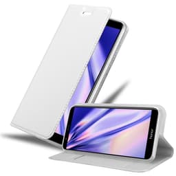 Honor 7X Lompakkokotelo Suojakotelo (Hopea)