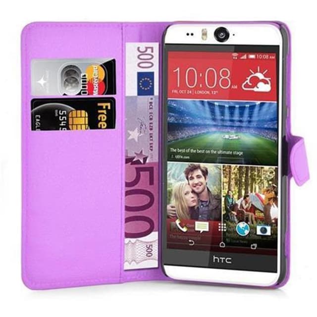 HTC Desire EYE Pungetui Cover Case (Lilla)