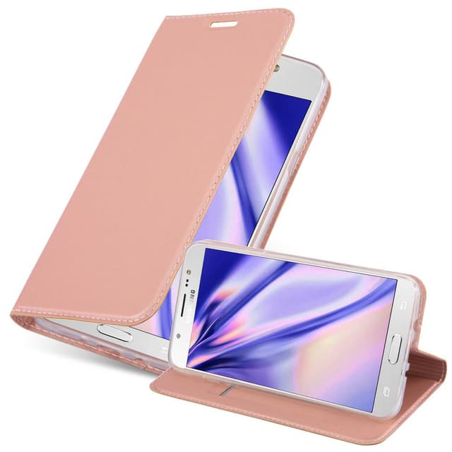 Samsung Galaxy J7 2016 Cover Etui Case (Lyserød)