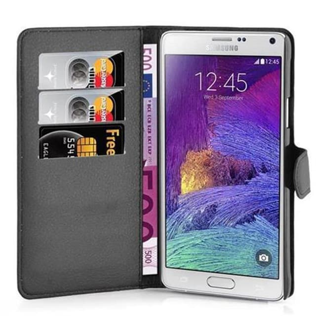 Samsung Galaxy NOTE 4 Deksel Etui Case (svart)