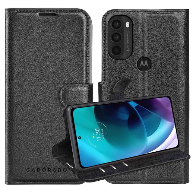 Motorola MOTO G71 5G Pungetui Cover Case (Sort)