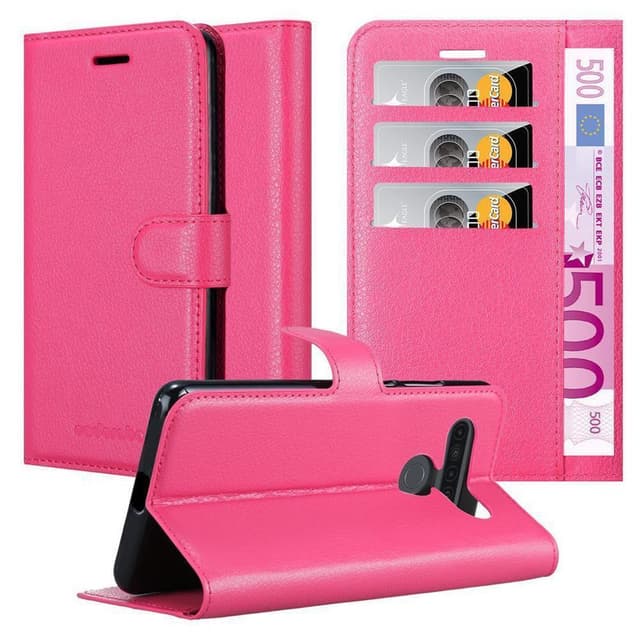 LG K41S Pungetui Cover Case (Lyserød)