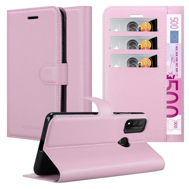 Huawei P SMART 2020 Pungetui Cover Case (Lyserød)