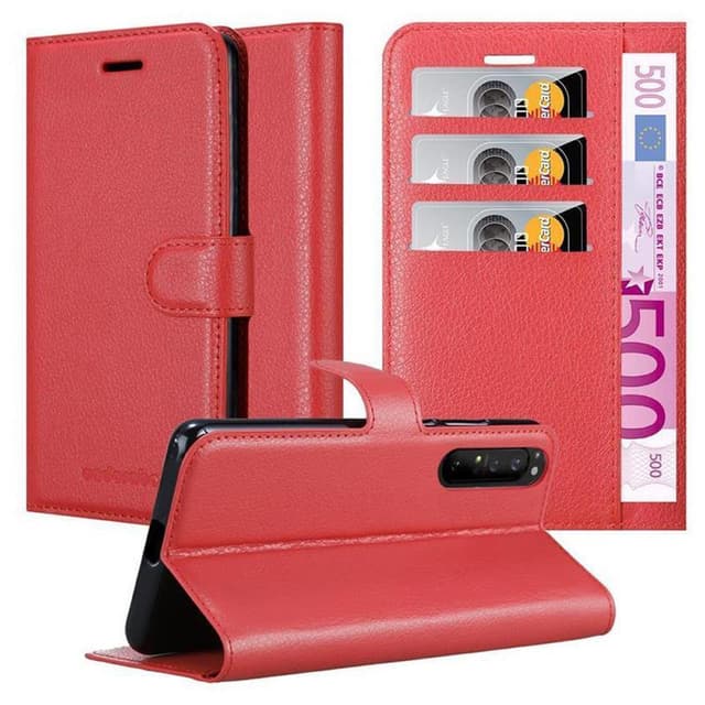 Sony Xperia 1 II Pungetui Cover Case (Rød)