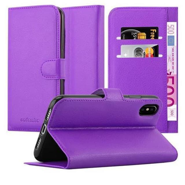 iPhone X / XS Deksel Etui Case (lilla)