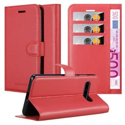 LG V60 ThinQ lommebokdeksel Deksel Etui (rød)