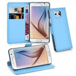Samsung Galaxy S6 Pungetui Cover Case (Blå)