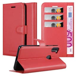 Samsung Galaxy A11 / M11 Pungetui Cover Case (Rød)
