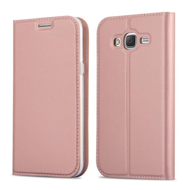 Samsung Galaxy GRAND PRIME Cover Etui Case (Lyserød)