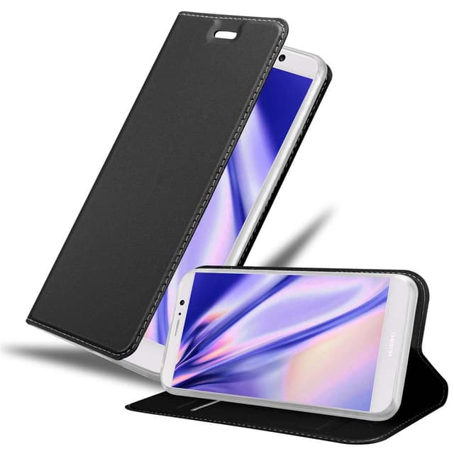 Huawei MATE 9 Suojakuori Lompakkokotelo (Musta)