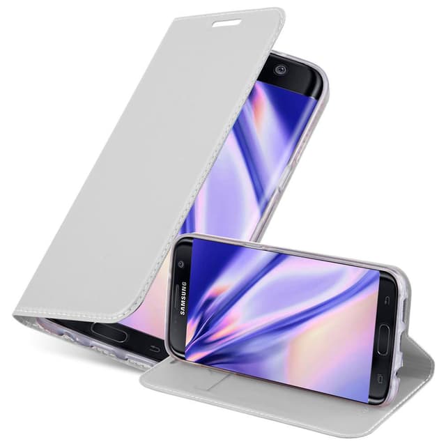 Samsung Galaxy S7 EDGE Cover Etui Case (Sølv)