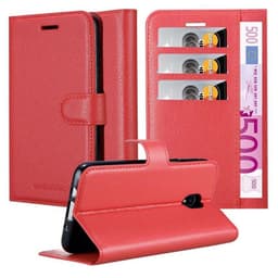 Samsung Galaxy J7 2018 lommebokdeksel Deksel Etui (rød)