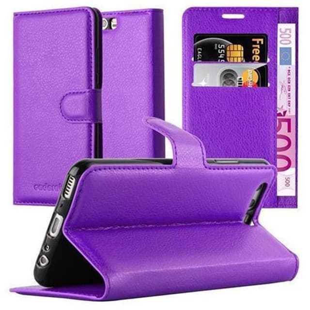 Huawei P10 PLUS Suojakuori Lompakkokotelo (Violetti)