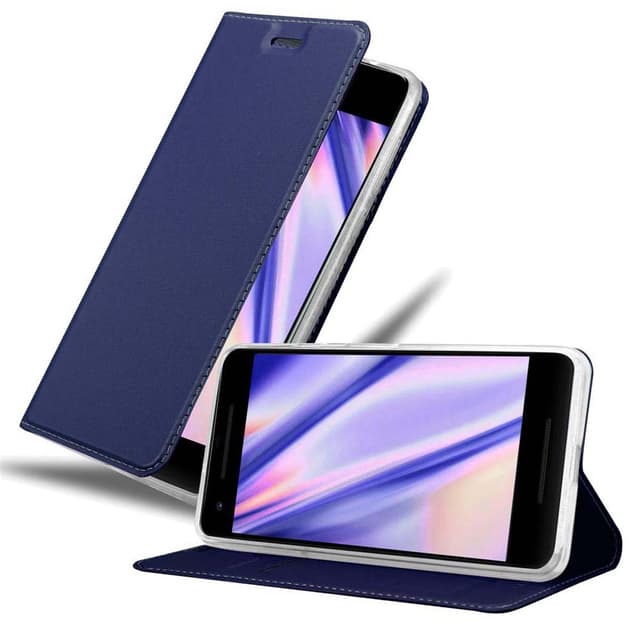 Google PIXEL 2 XL Suojakuori Lompakkokotelo (Sininen)