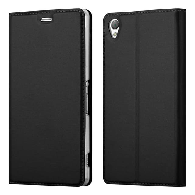 Sony Xperia Z3 Suojakuori Lompakkokotelo (Musta)