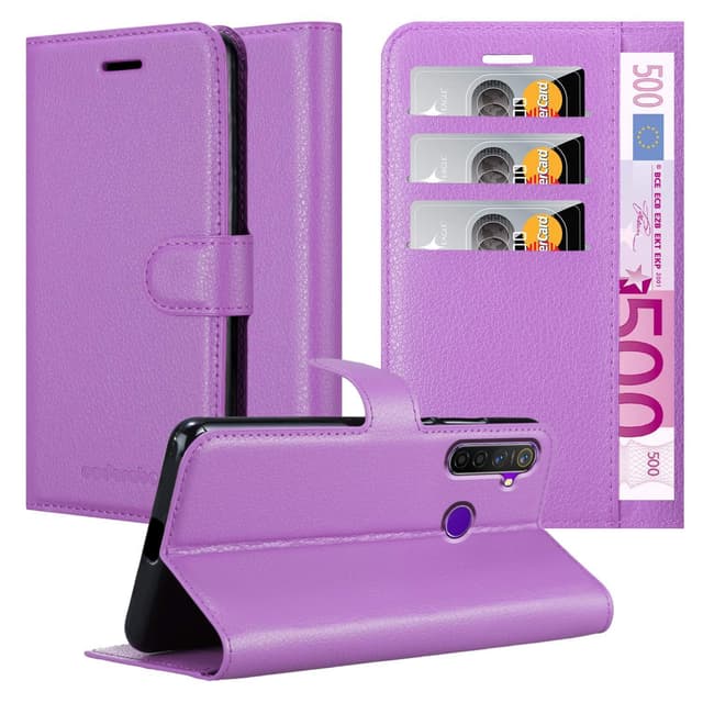 Realme 5 / 5i / 6i / C3 Pungetui Cover Case (Lilla)