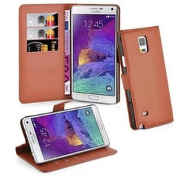 Samsung Galaxy NOTE 4 Plånboksfodral Skal (Brun)