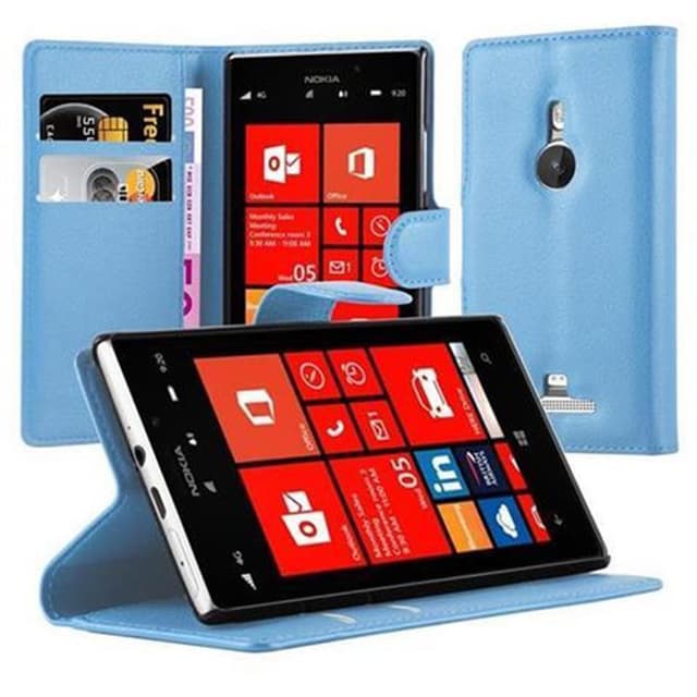 Nokia Lumia 925 Deksel Etui Case (blå)