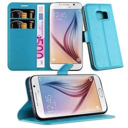 Samsung Galaxy S7 Suojakuori Lompakkokotelo (Sininen)