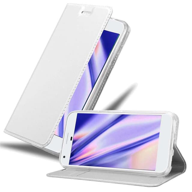 Google PIXEL Suojakuori Lompakkokotelo (Hopea)