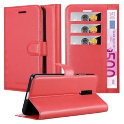 OnePlus 7 lommebokdeksel Deksel Etui (rød)
