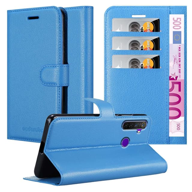 Realme 5 / 5i / 6i / C3 Pungetui Cover Case (Blå)