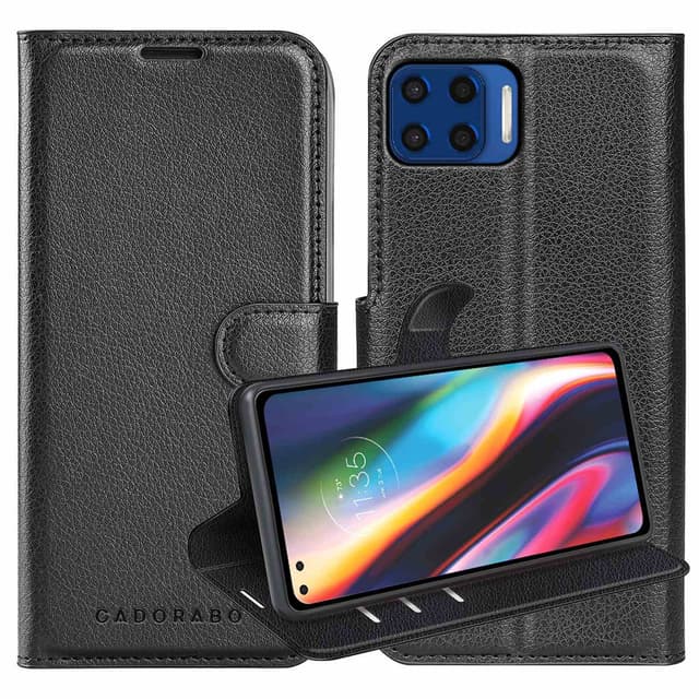 Motorola MOTO G 5G PLUS Pungetui Cover Case (Sort)