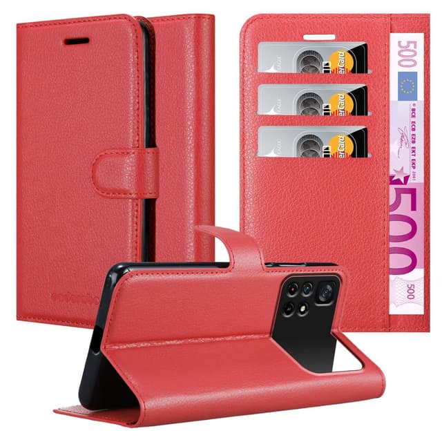 Xiaomi POCO M4 PRO 5G Pungetui Cover Case (Rød)
