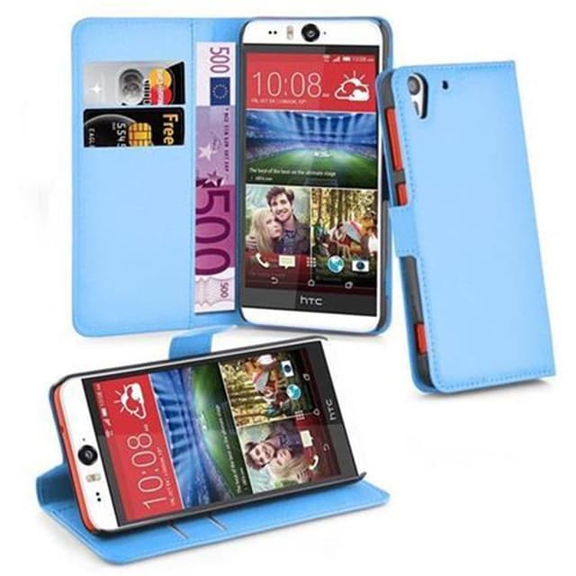 HTC Desire EYE Pungetui Cover Case (Blå)