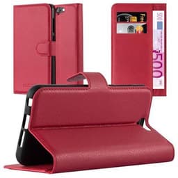 HTC ONE A9 Deksel Etui Case (rød)