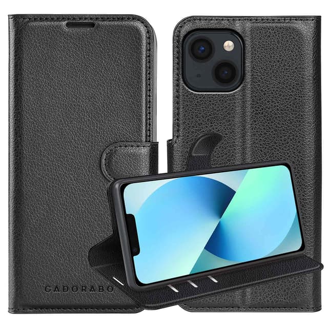 iPhone 13 Plånboksfodral Skal (Svart)