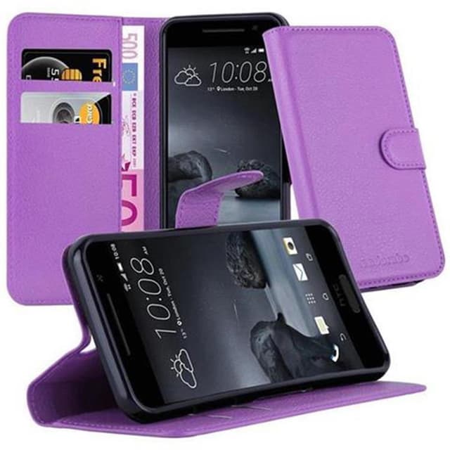 HTC ONE A9 Deksel Etui Case (lilla)