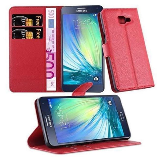 Samsung Galaxy A5 2016 Plånboksfodral Skal (Röd)