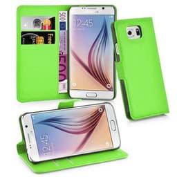 Samsung Galaxy S6 Plånboksfodral Skal (Grön)