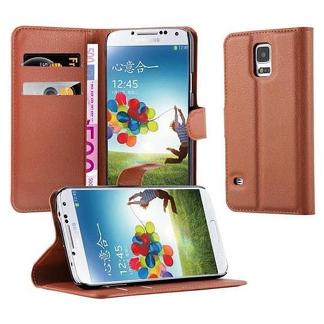 Samsung Galaxy S5 / S5 NEO Pungetui Cover Case (Brun)