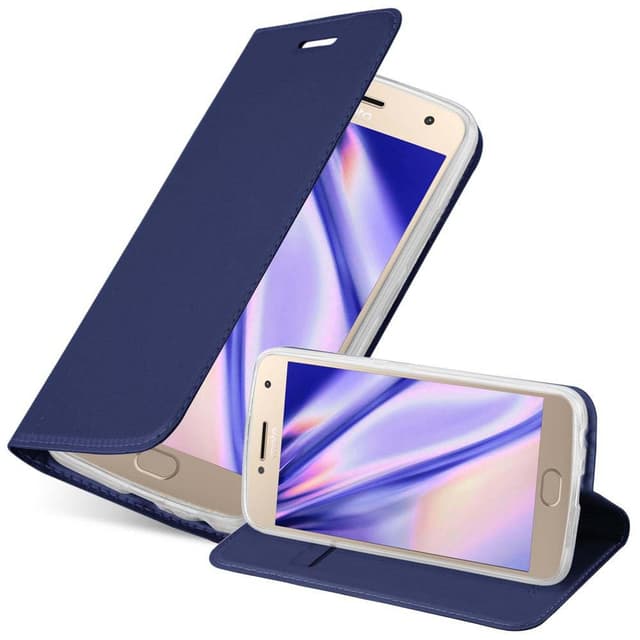 Motorola MOTO G5 PLUS Cover Etui Case (Blå)