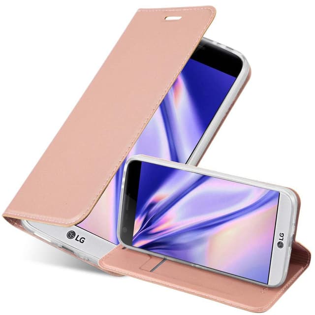 LG G5 Suojakuori Lompakkokotelo (Vaaleanpunainen)