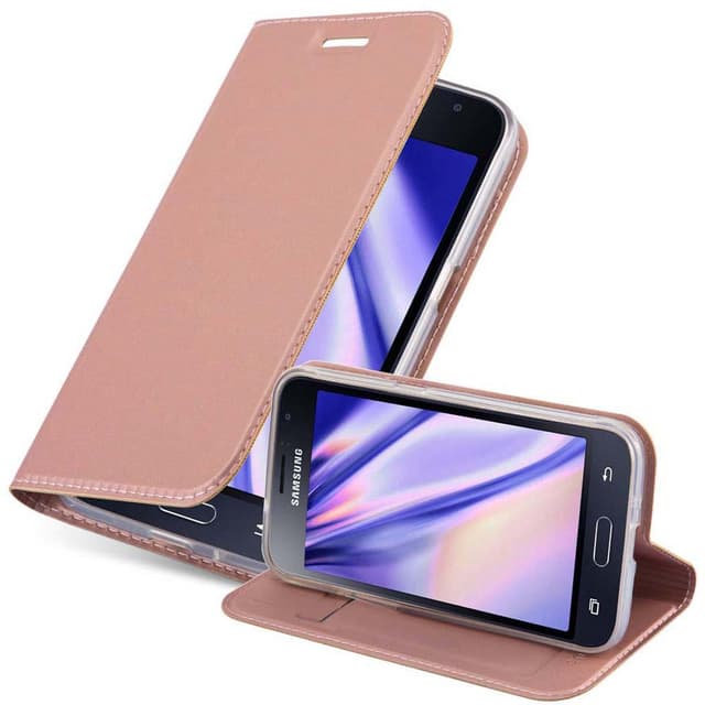 Samsung Galaxy J1 2015 Cover Etui Case (Lyserød)
