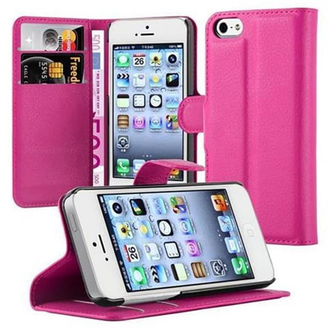 iPhone 5 / 5S / SE 2016 Suojakuori Lompakkokotelo
