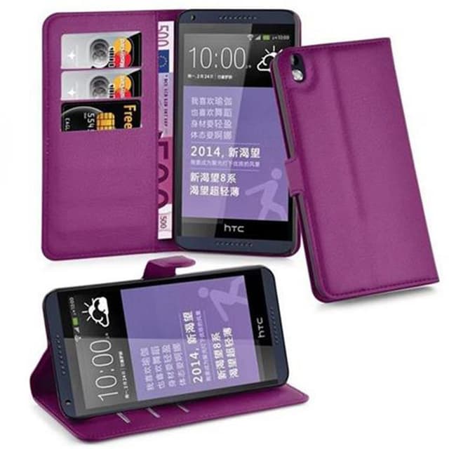 HTC Desire 816 Pungetui Cover Case (Lilla)