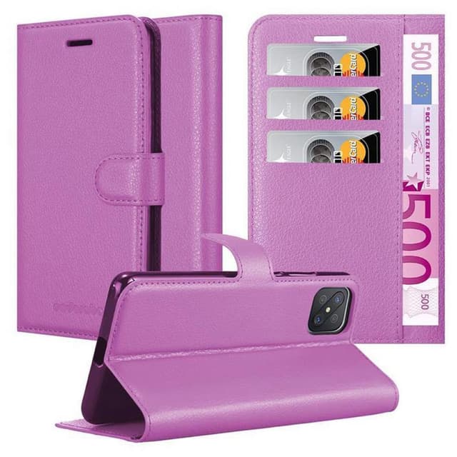 Oppo A92s Pungetui Cover Case (Lilla)